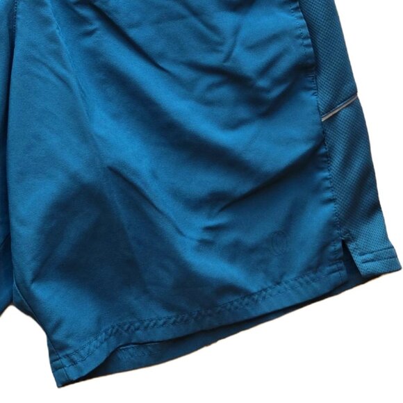 Balance Collection Teal Blue Athletic Workout Casual Shorts w/ Pockets Men's S - Picture 3 of 6